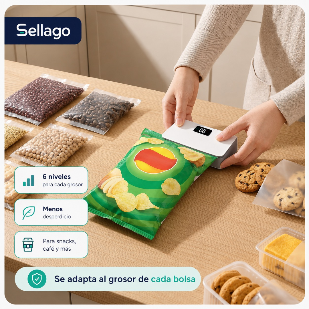Sellador de Bolsas Magnetico