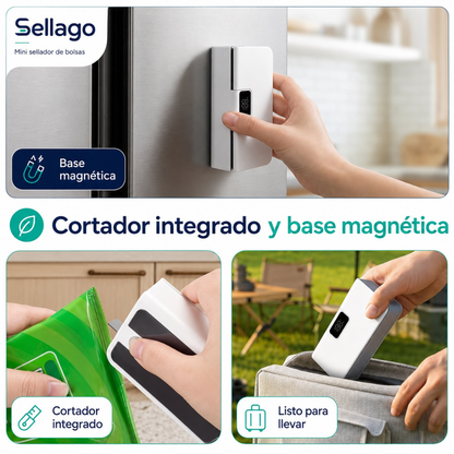 Sellador de Bolsas Magnetico