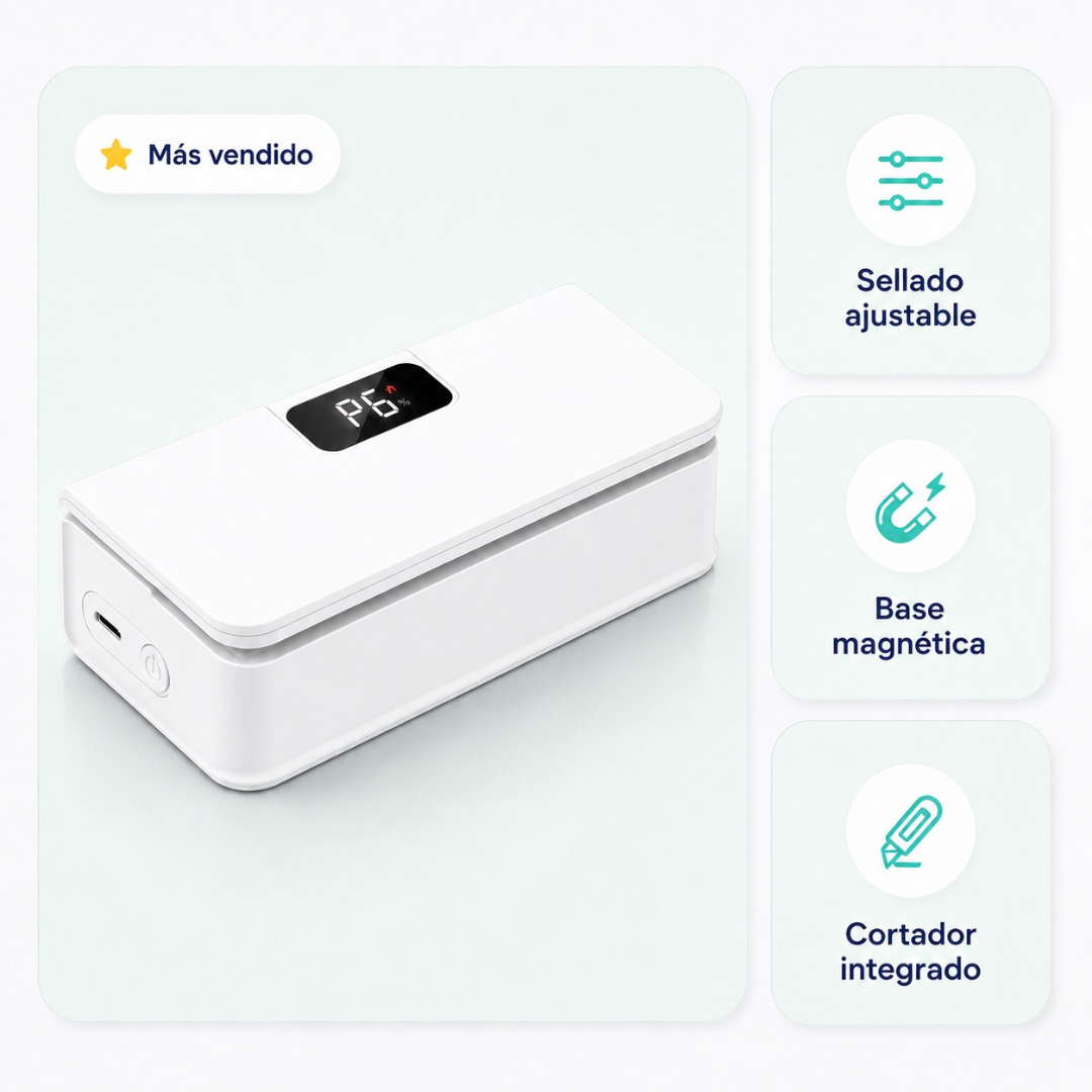Sellador de Bolsas Magnetico